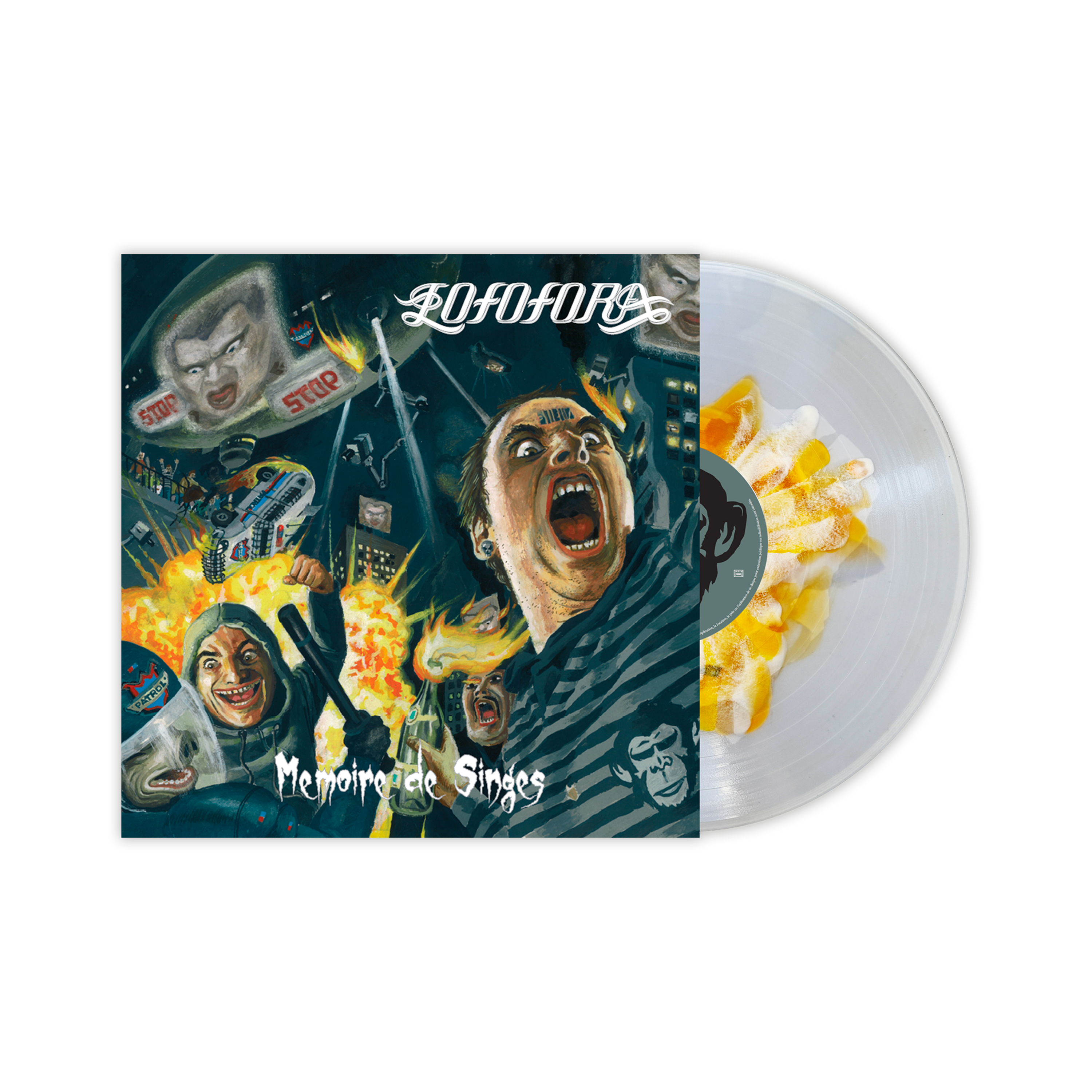Vinyle splatter numéroté édition limitée “Mémoire de singes“