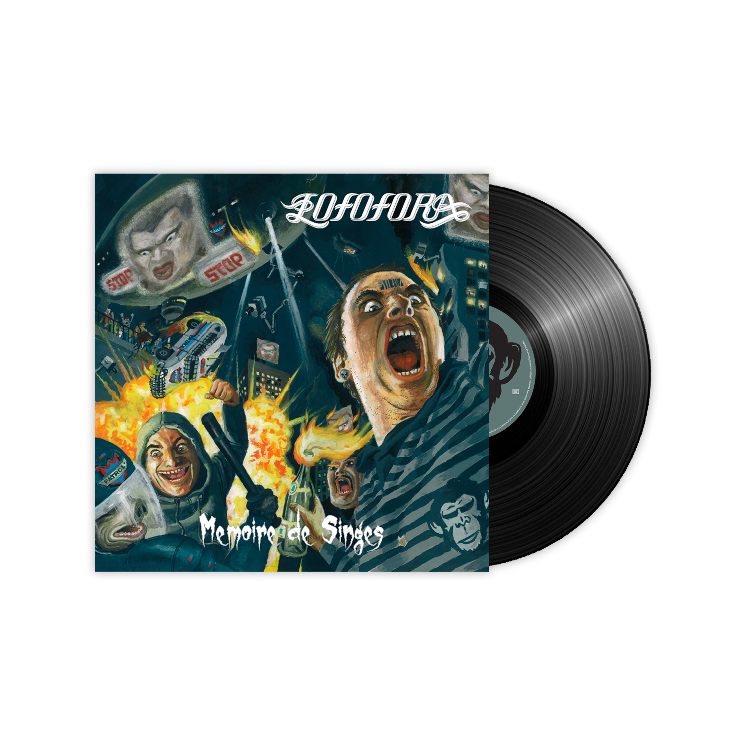 Vinyle “Mémoire de singes“